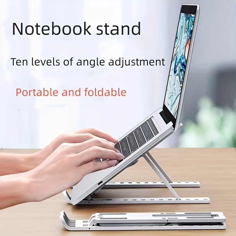 10 Seviyeli Laptop Standı (Ten Levels Adjustable Laptop Stand)