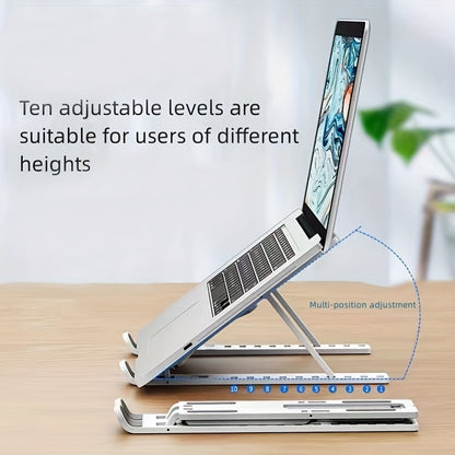10 Seviyeli Laptop Standı (Ten Levels Adjustable Laptop Stand)
