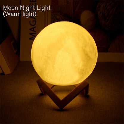 Ay Gece Lambası (Moon Lamp Night Light)