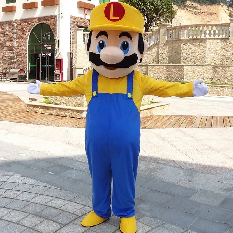 Süper Mario Kostümü (Cosplay Costumes, Personalized Real Walking Doll)