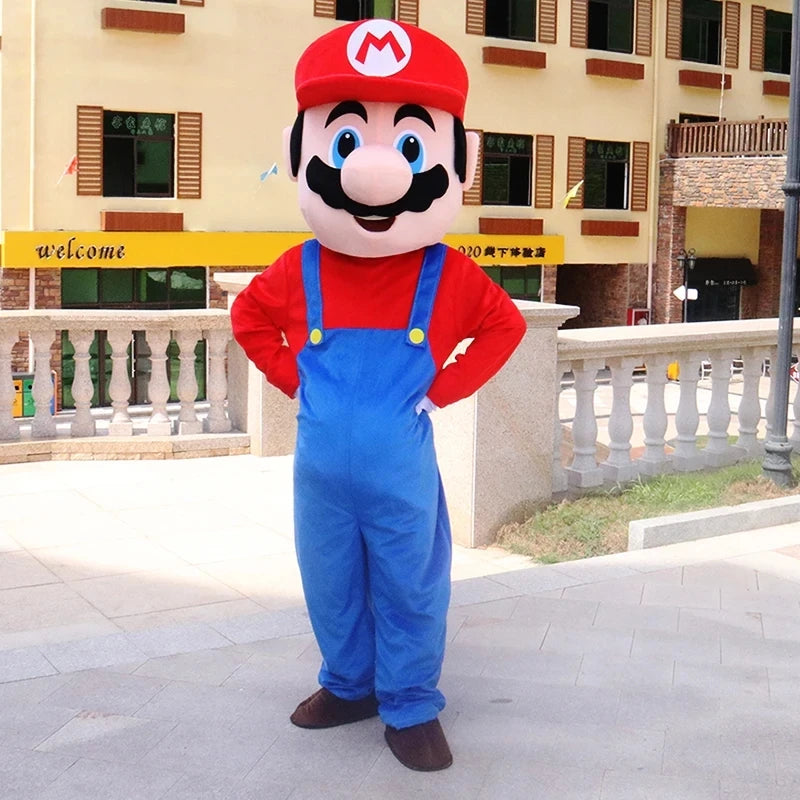 Süper Mario Kostümü (Cosplay Costumes, Personalized Real Walking Doll)