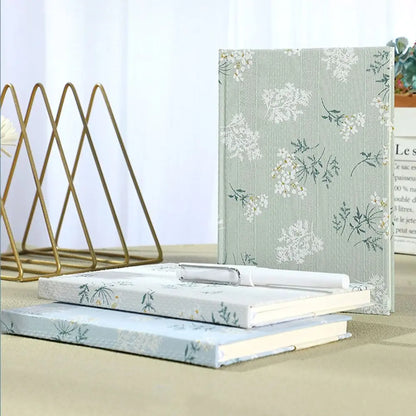 Kalın Kapaklı Çiçek Desenli A5 Defter (Pattern Notebook A5)