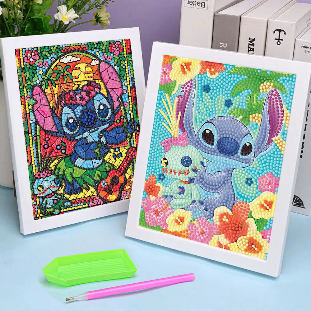 Disney Stitch Elmas Yapıştırma Seti (Diamond Painting Stitch)