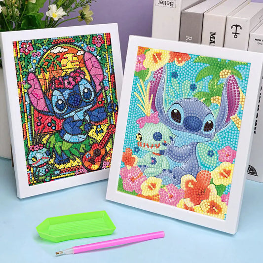 Disney Stitch Elmas Yapıştırma Seti (Diamond Painting Stitch)