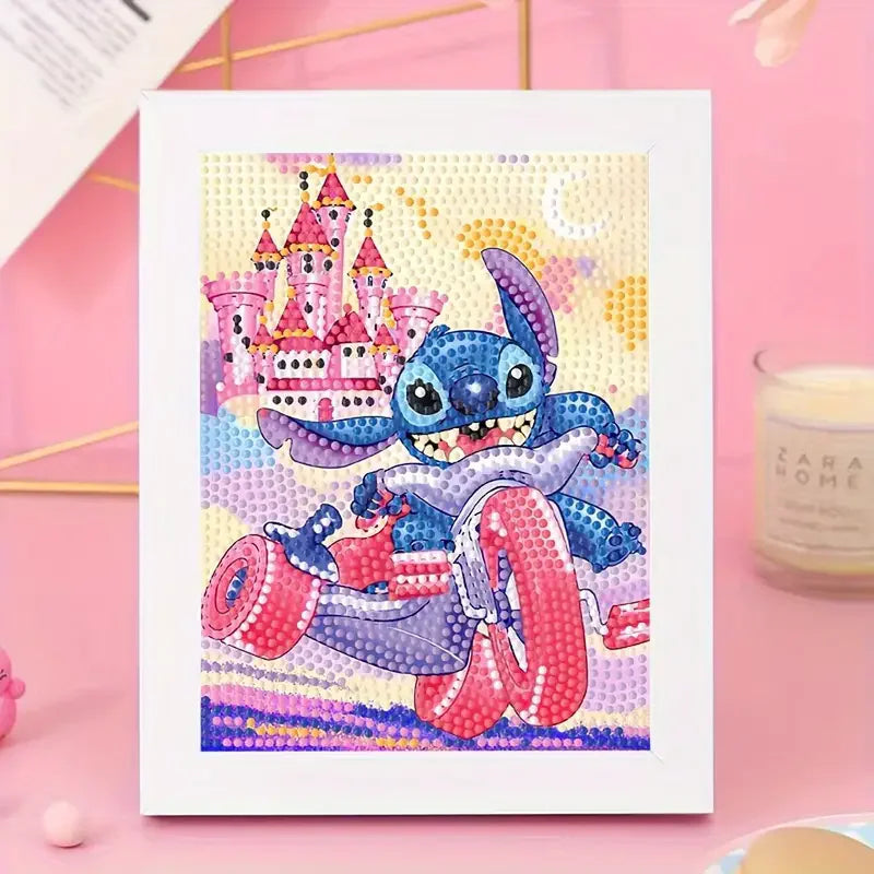 Disney Stitch Elmas Yapıştırma Seti (Diamond Painting Stitch)