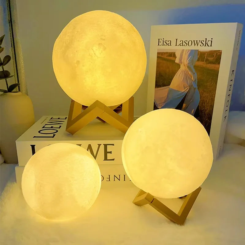 Ay Gece Lambası (Moon Lamp Night Light)