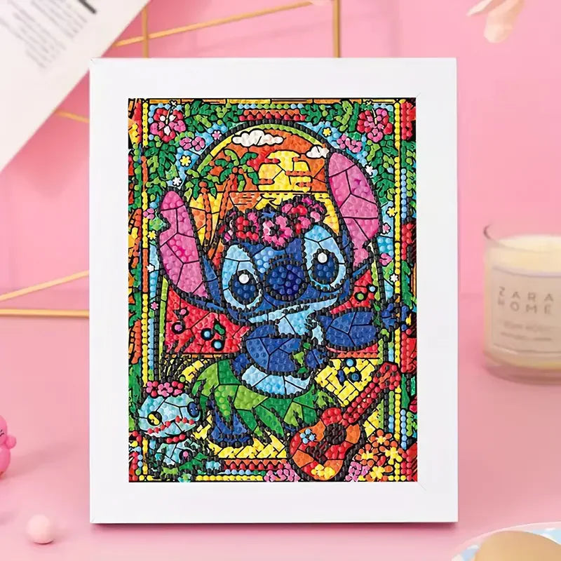 Disney Stitch Elmas Yapıştırma Seti (Diamond Painting Stitch)