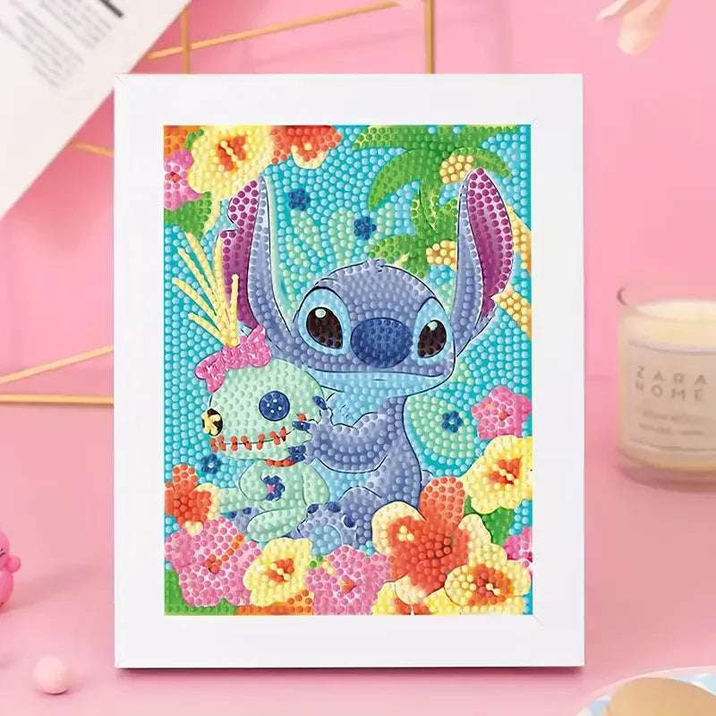 Disney Stitch Elmas Yapıştırma Seti (Diamond Painting Stitch)