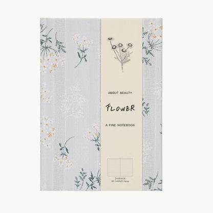 Kalın Kapaklı Çiçek Desenli A5 Defter (Pattern Notebook A5)