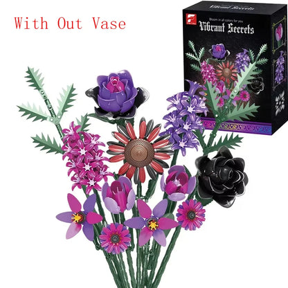 Ayçiçeği Buketi Blok (Sunflower Blocks Flower Bouquet)