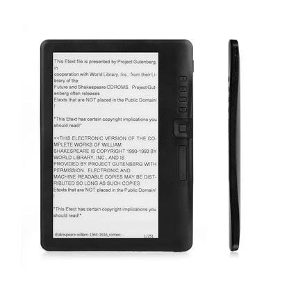 Dokunmatik E-Kitap 7 Inch 4GB/16GB/32GB (Portable Electronic Book 7 inch eBook Ereader 4GB/16GB/32GB)