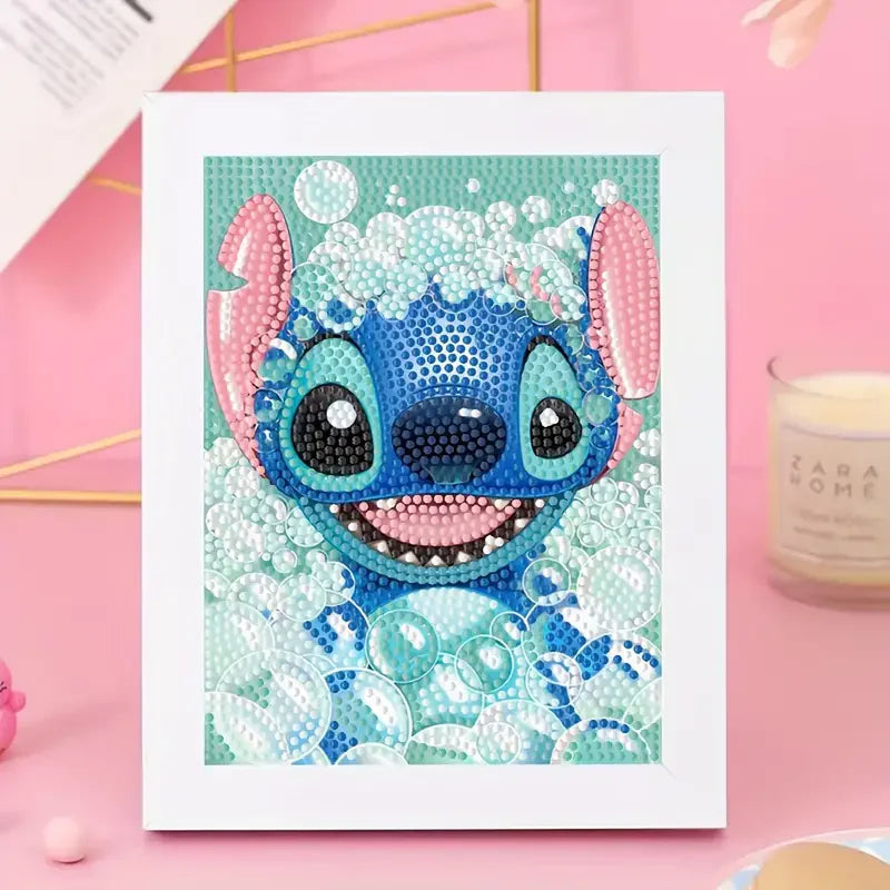 Disney Stitch Elmas Yapıştırma Seti (Diamond Painting Stitch)