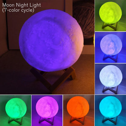 Ay Gece Lambası (Moon Lamp Night Light)
