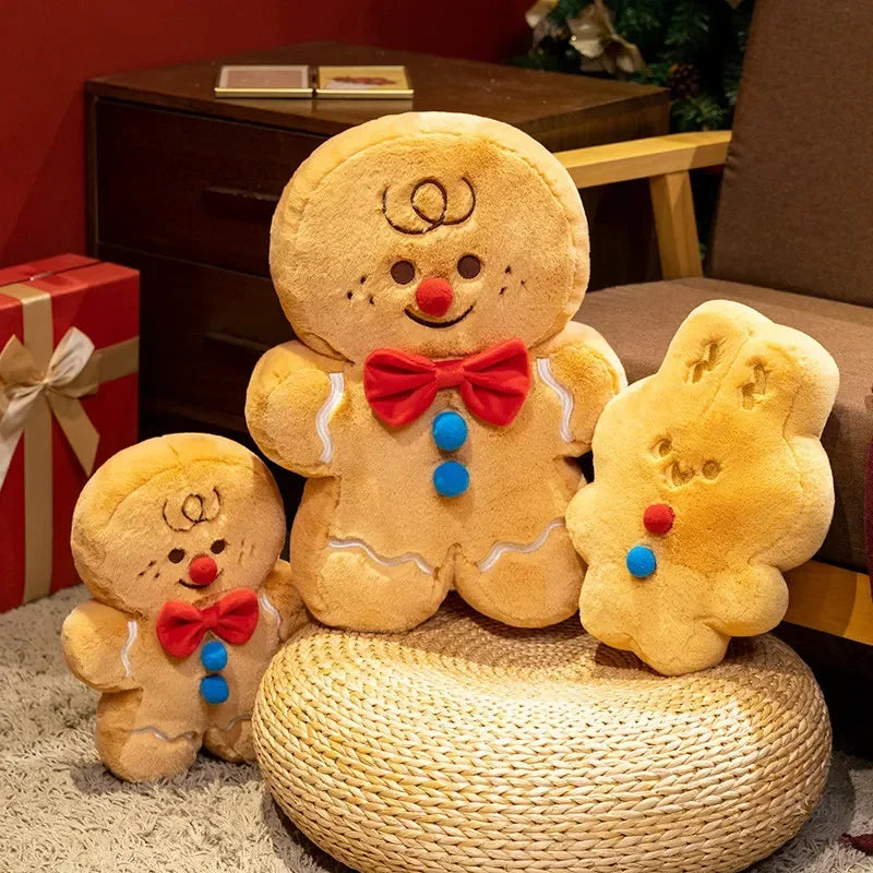 Yeni Yıl Cookie Puf Yastık (New Year Christmas Plush Doll Pillow)