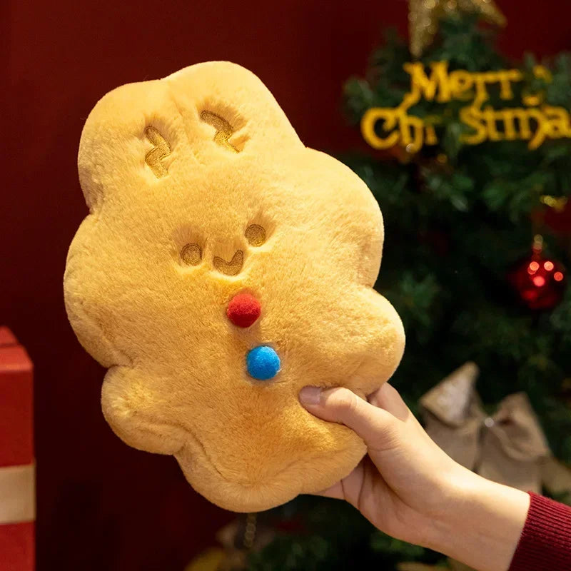 Yeni Yıl Cookie Puf Yastık (New Year Christmas Plush Doll Pillow)