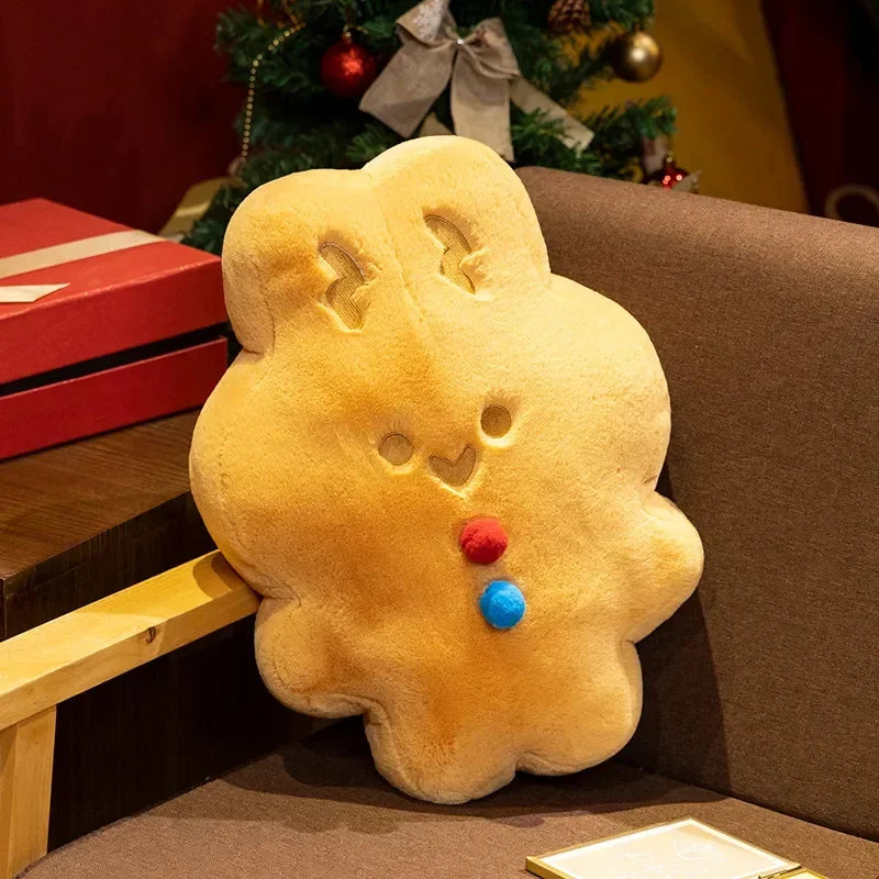 Yeni Yıl Cookie Puf Yastık (New Year Christmas Plush Doll Pillow)