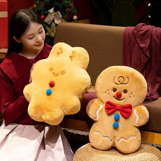 Yeni Yıl Cookie Puf Yastık (New Year Christmas Plush Doll Pillow)
