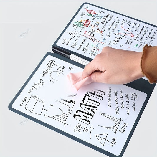 A5 Silinebilir Notdefteri (A5 Reusable Whiteboard Notebook Pen & Effortless Erasing)